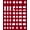 Red White, Pattern 6, variant on ODIKA 8'x10' Washable Area Rug Non-Shedding, Easy Care, Farmhouse Gingham Grid Striped Christma Plaid Checkered Checked Playful for King Size Bedroom Under Bed, Master Suite