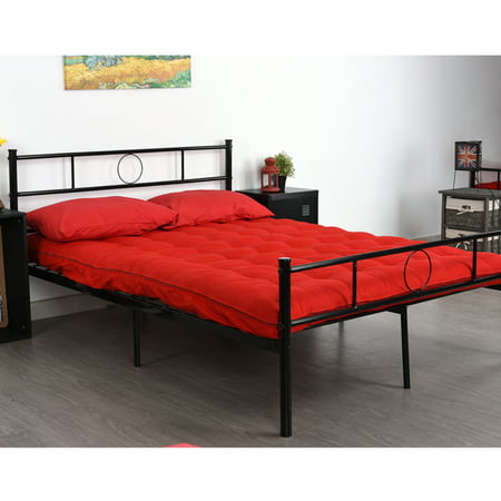 Homylin Bed Frame Single Double Queen, Queen Bed Frame With Double Mattress
