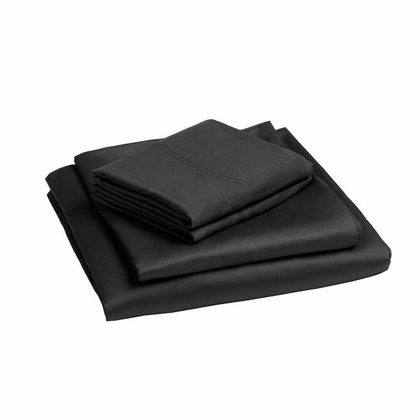 Better Homes & Gardens 300 Thread Count Gray Cotton Sateen Bed Sheet