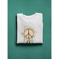 thumbnail image 3 of Peace Sign Dreamcatcher. Sweatshirt Men -Image by Shutterstock, Male 3X-Large, 3 of 4