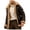 Brown, variant on Vedolay Men Jackets for Winter Long Sleeve Cardigan Open Front Button Down Loose Jackets Clothes Khaki,L