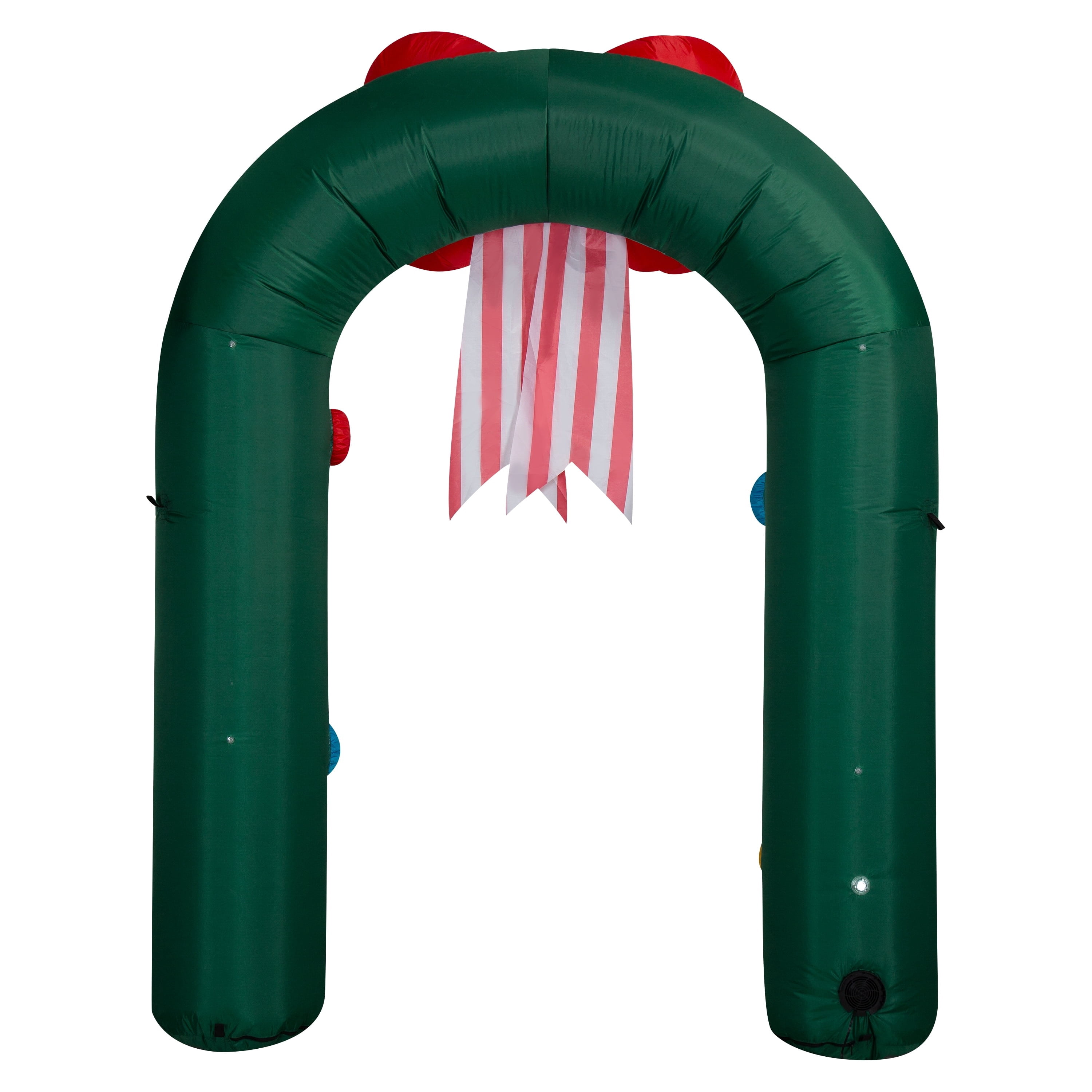 Multicolor Pine Needle Archway Christmas Airblown Yard Inflatable, 8', by Holiday Time