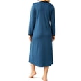 thumbnail image 6 of LVHAOGJOB Long Nightgown for Women Long Sleeve Sleep Dress 100%Cotton with Pockets Soft Ladies Sleepwear Solid, 6 of 6