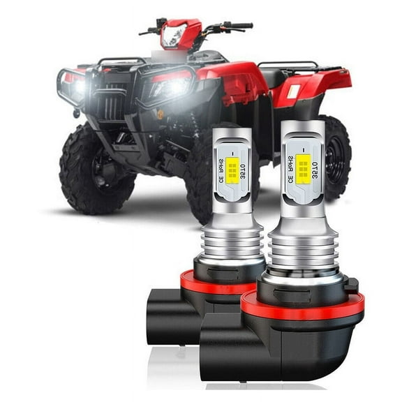 LED Headlight Bulb 12V 35/35W White For 2018 2019 2020 Honda ATV TRX250X