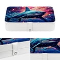 thumbnail image 4 of Shark PU Leather Necklace Holder with Removable Compartment and Portable Organizer Box Jewelry Display Case Jewelry Boxes, 4 of 6
