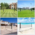 thumbnail image 2 of Badminton Net Set Portable Sports Set for Badminton Tennis Kids Volleyball Pickleball Easy Setup Nylon Net with Poles for Indoor Outdoor Court,10FT, 2 of 6
