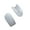 White, variant on harmtty 1 Pair Shoe Insoles Concealed Height Increase Silicone Non-deformable Stretchy Heel Cushion Inserts for Daily Use,Skin Color