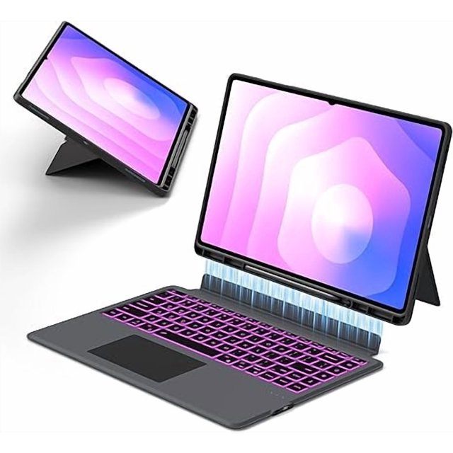 Funda con Teclado Desmontable Rosa para Galaxy Tab A5 9.0", SM-X100/X105/X106/X108