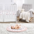thumbnail image 2 of Sweet Jojo Designs Butterfly Blush Pink and Purple Girl Baby Tummy Time Play Mat, 2 of 5