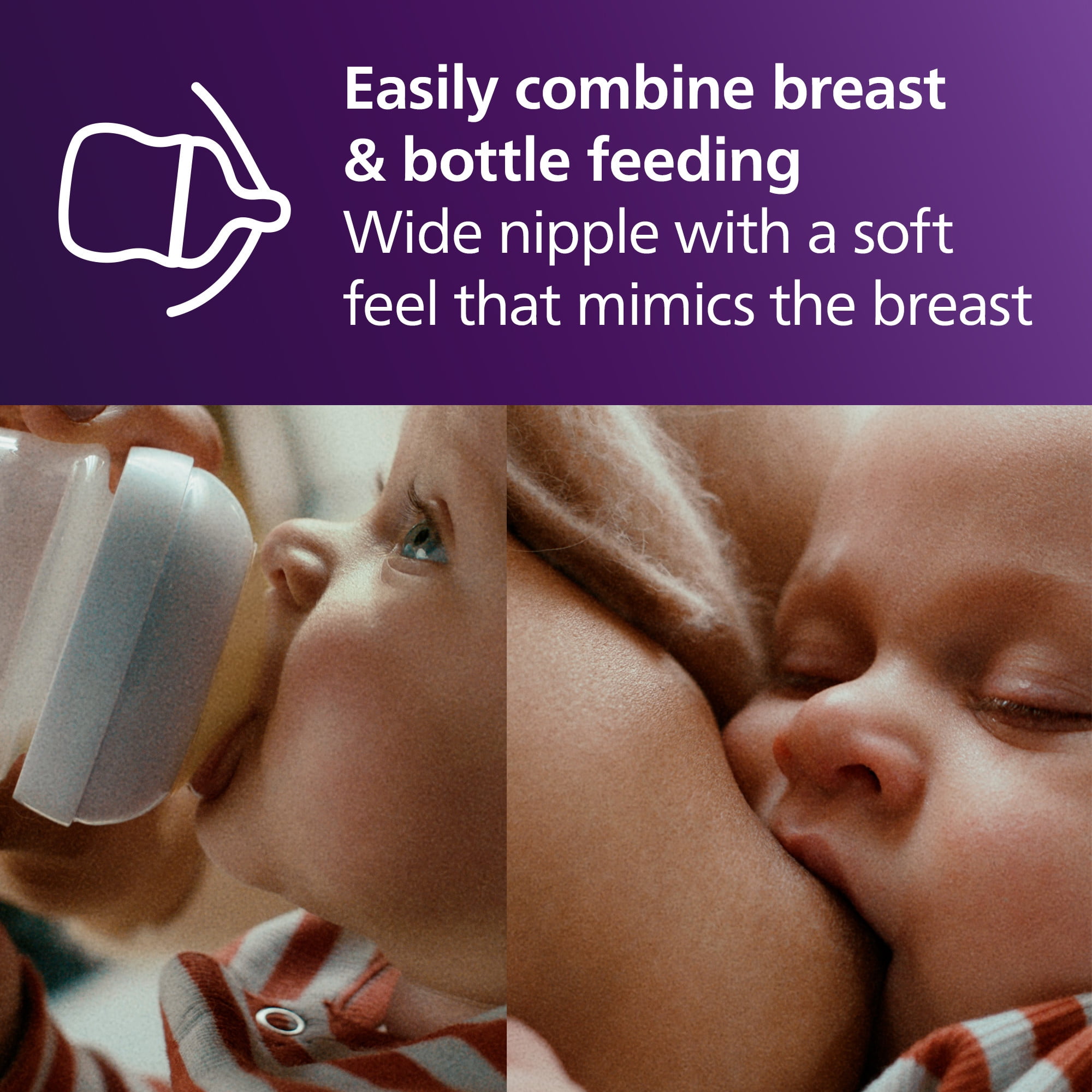 Philips Avent Natural Response Nipples, Fast Flow (Flow 4), 4-Pack, SCY964/04