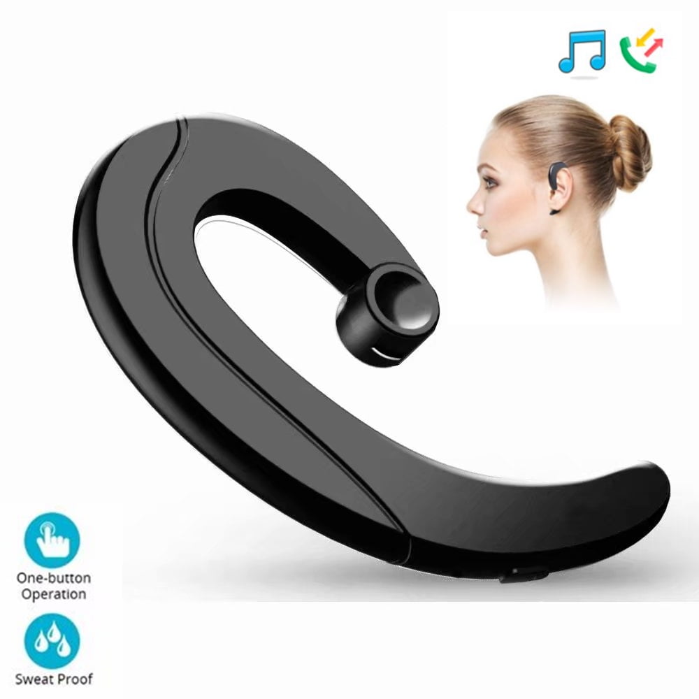 True Wireless Bluetooth Invisible Single Earbud with Microphone Noise