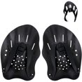 thumbnail image 1 of Contour Paletas de natación de mano, paletas de mano de entrenamiento de natación con correas ajustables, paletas de mano de natación para mujeres y hombres, negro Sincero Electrónica, 1 of 5