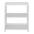 thumbnail image 3 of Regency Flip Flop 28 in 2 Shelf High Folding, No Tools Assembly, Solid, Wood Bookcase- White, 3 of 8