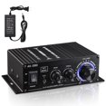 thumbnail image 1 of Mini amplificador de potencia de audio de 2.0 canales Facmogu AK280 200 W+200 W, 1 of 7