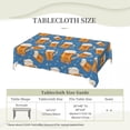 thumbnail image 6 of General Drink Beer Cartoon Pattern Square Lace Tablecloth 54x72in Black, 6 of 9