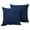 Dark Blue, variant on JingChun Throw Pillow Covers Decorative 15 X 15 Inches Pack of 2 Cozy Cloth Cushion Cases for Couch Sofa Bed Living Room Home