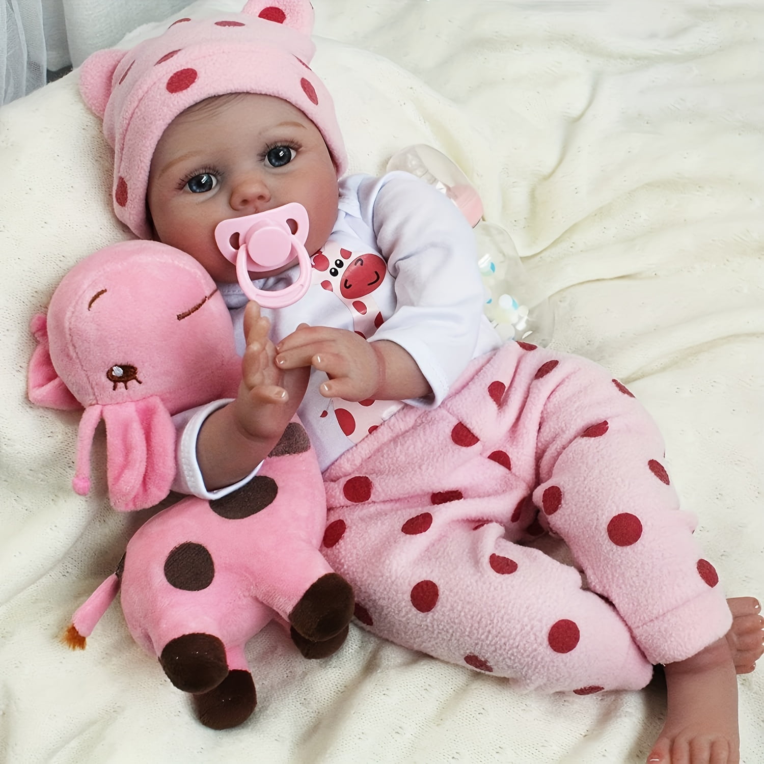 Grm Reborn Baby Dolls 22 Inches Realistic Newborn Soft Vinyl Baby Dolls Toy For Kids