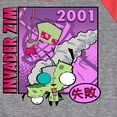 thumbnail image 3 of Invader ZIM - ZIM with Kanji Failure - 2001 - Toddler And Youth Raglan Graphic T-Shirt, 3 of 6