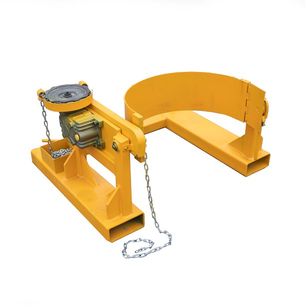 Titan Attachments Drum Dumper 55 Gallon Tilting Fork Mounted 800 lb