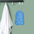 thumbnail image 5 of Unique Bargains 1 Pc Cute Penguins Pattern Bath Sponge Body Scrubber Sky Blue, 5 of 6