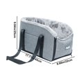 thumbnail image 3 of Herrnalise Dog Console Car Seat,Pet Car Booster Seat,Center Console Doggie Seat,Armrest Booster Seat,Travel Bags for Dogs Cats,Washable Dog Cat Booster Seat,for Dogs Cats Dog Car Seat Pet Supplies, 3 of 9