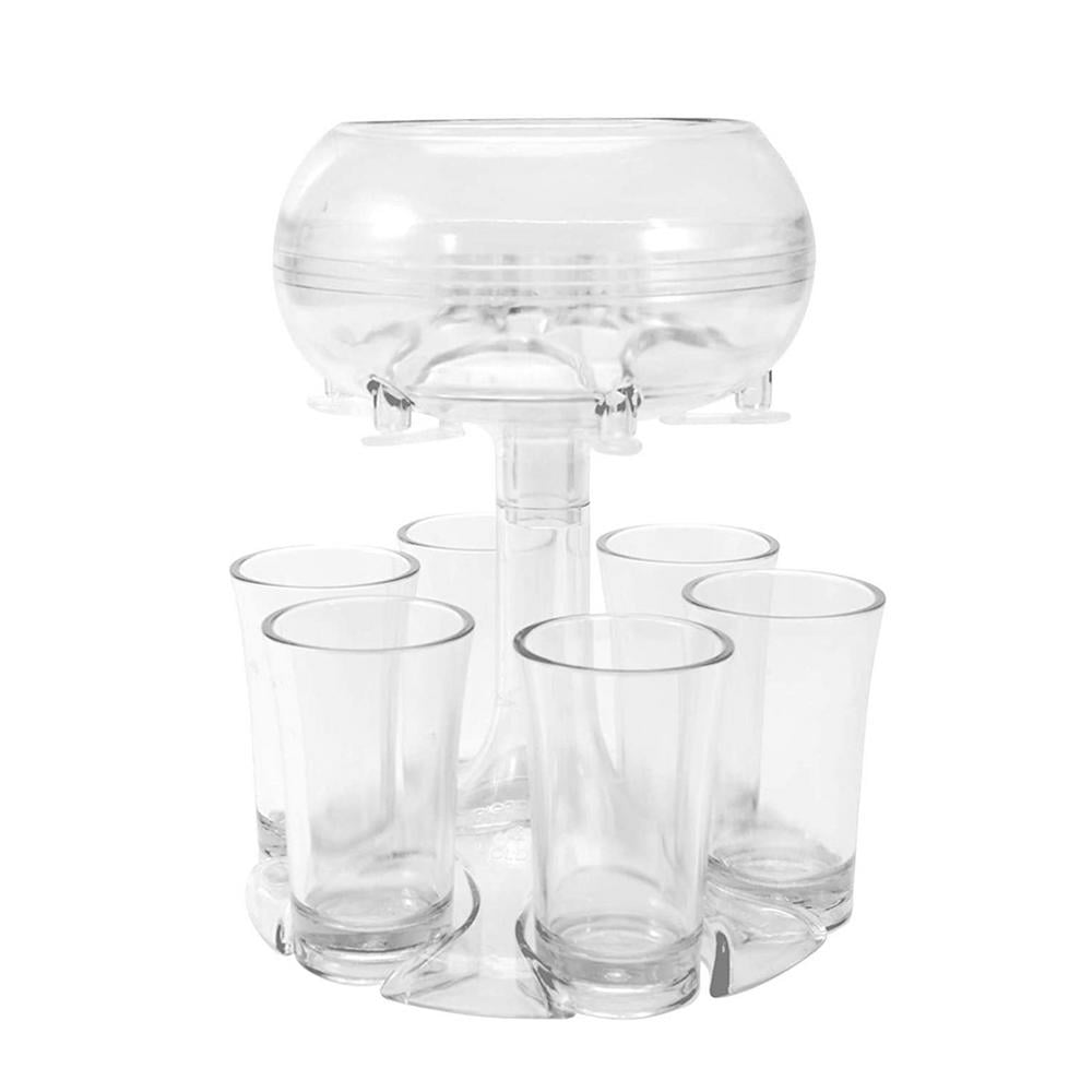 Tohuu Wine Glass Dispenser and Holder Party Drink Dispenser Made of