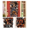 thumbnail image 3 of Guirnalda De Boo De Halloween Hecha A Mano, Cartel De Puerta De Otoño, Decoración De Corona, Adorno Colgante Para Puerta Delantera, Chimenea, Ventana De Jardín Speravity HA014195-00, 3 of 7