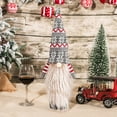 thumbnail image 3 of Kearding Cubierta de botella de vino de Navidad sin rostro anciano tejido manga rayas sombrero Navidad Toppers hogar comedor fiesta boda Kits de decoración para fiestas Gris Kearding HA068078-02, 3 of 6