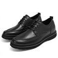 thumbnail image 3 of CMR CHAMARIPA Tall Men Shoes - Height Increasing Dress Shoes - Black Derby Shoes 6cm / 2.36 Inches, 3 of 9