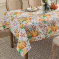 thumbnail image 3 of Autumns Thanksgiving Tablecloth,Fall Pumpkin Maple Leaf Harvest Country Table Cloth, Easy Care Wipeable Reusable Table Cover (60 X 84 INCH,Rectangle), 3 of 6