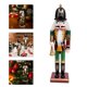 thumbnail image 2 of Decoración para exteriores, regalo de Navidad, marioneta de cascanueces de madera, cascanueces tradicionales, cascanueces decorativos navideños, 2 of 3