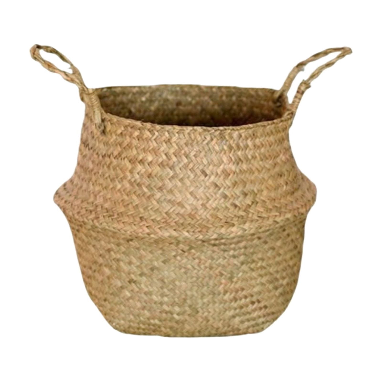 NIRHekf Olive Tree Basket – Wicker Seagrass Planter for Tall Indoor Faux Plants,Decorative Rattan Basket Cover for Houseplants,Snake Plant,Monstera,