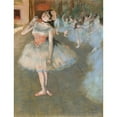 thumbnail image 2 of Edgar Degas 19x24 Black Ornate Framed Double Matted Museum Art Print Titled: The Star (1879-1881), 2 of 5
