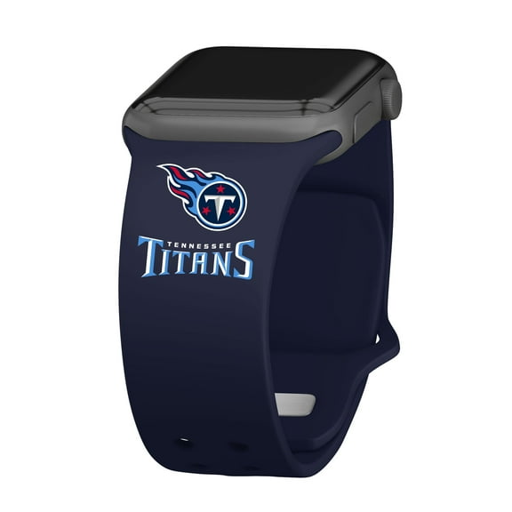 Navy Tennessee Titans Silicone Apple Watch Band