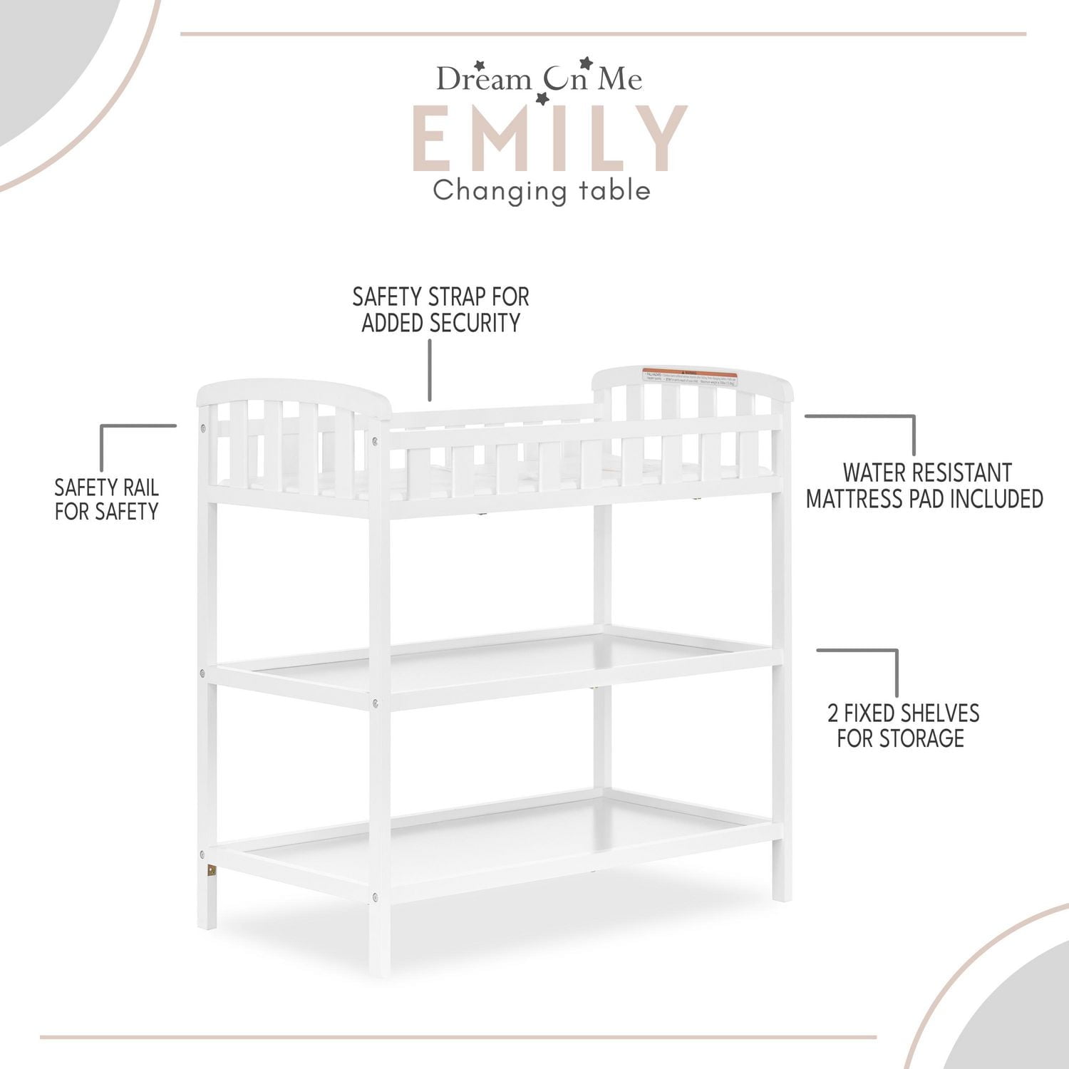 Rêve Sur Moi, Emily Table À Langer