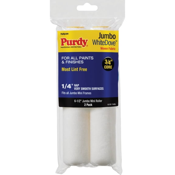 Purdy 140626010 White Dove Jumbo Mini Roller Cover - 2 Pack