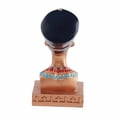 thumbnail image 3 of Estatua decorativa egipcia en miniatura, figura de Cleopatra de resina vintage, 3 of 7