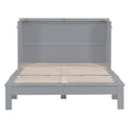 thumbnail image 3 of Full Size Solid and Stable Murphy Bed with Large Drawers (Gray), 3 of 15