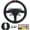 Black, variant on Lightweight Suede Steering Wheel For Logitech G RS50 System or Pro SIM;Supper lightweight Real Carbon Fiber Compatible with Logitech G RS Racing Wheel,12 Inch Squar Style,Red2