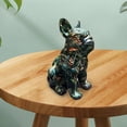 thumbnail image 4 of Estatua de perro creativa, figuritas de cachorro, escultura de , olorida para librería C Zulema Estatua de Aniaml, 4 of 8