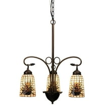 Meyda Tiffany 73989 Pine Barons 3 Light 20-1/2" Wide Chandelier - MultiColor