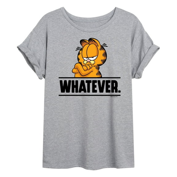 Garfield - Whatever - Juniors Ideal Flowy Muscle T-Shirt