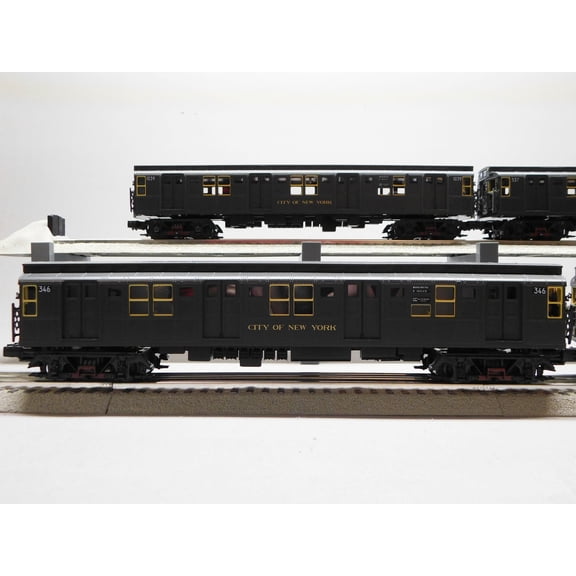 MTH PREMIER MTA BROOKLYN-QUEENS R1 4-CAR SUBWAY SET W/PROTO 3 O GAUGE 20-21940-1