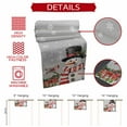 thumbnail image 5 of Table Runner 70 Inch Long - Let Snow Words on Gray BackgroundDecorative Table Scarf,Winter Snowman BirdDining Table Runners for Wedding Party Kitchen Dining Tables, 5 of 9