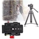 thumbnail image 3 of Placa Base De Abrazadera QR De Liberación Rápida P200 Manfrotto 500 AH 701 503 HDV 577 Conmutación De Fotografía aleación De Aluminio Negro 268g, 3 of 7