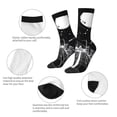 thumbnail image 4 of Fotbe Futuristic Moonlit Cityscape Calcetas Largas con Estampado para Hombre y Mujer – Calcetas de Compresión Transpirables y Elásticas, Viajar y Uso Diario Talla 5-11, 4 of 6
