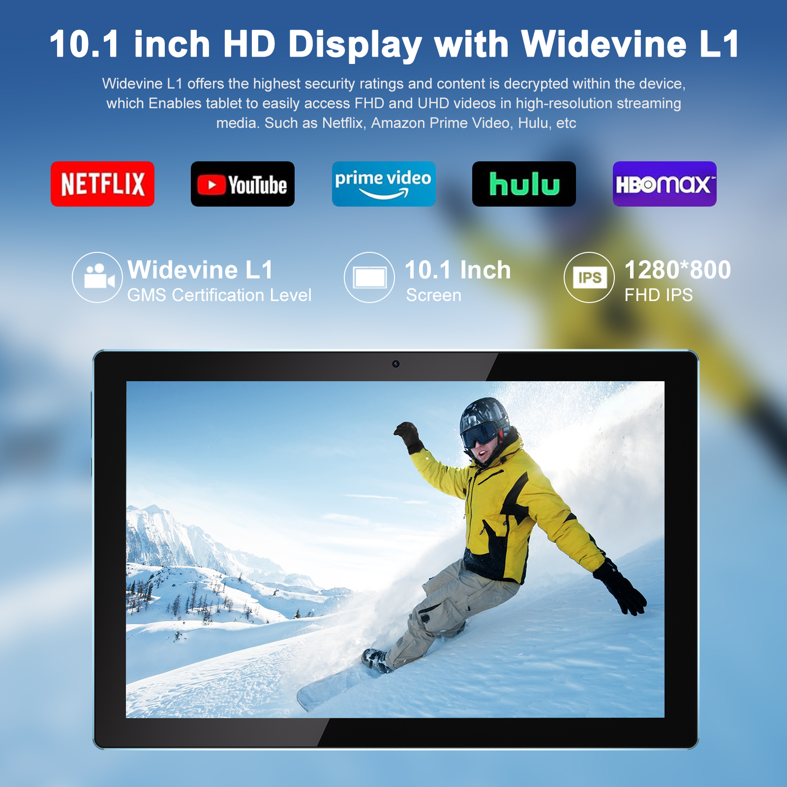 Android 15 Tablet 2 in 1 Tablets 10 Inch Tablet with Keyboard Mouse Case Protective Stylus 10.1" Tab 8GB+64GB Support 1TB Expansion 2MP+8MP Dual Camera 6000mAh Battery Bluetooth WIFI-6, Blue
