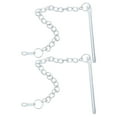 thumbnail image 3 of Miangastore 3pcs Umbrella Pin Chain: Patio Parasols Pin Chain Fixator Replacement - Outdoor Steel Fixing Accessories For Garden Parasols Terrace Umbrellas, 3 of 9