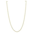 thumbnail image 3 of Auriga Fine Jewelry 14K Yellow Gold 2mm Solid Regular Rope Chain Bracelet 8 inch for Women, 3 of 5