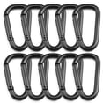 thumbnail image 2 of Carabiner 5pcs D Forma de Anillo Carabinero Carabiners de Aleación de aluminio para acamp al aire libre escalada de senderismo, 2 of 7